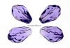 Swarovski, margele picatura, tanzanite, 10.5mm - x2