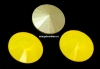Swarovski, rivoli, yellow opal, 14mm - x1