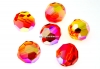 Swarovski, margele rotund fatetat, fireopal AB, 8mm - x2