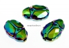 Swarovski, margele Scarab 2x scarabaeus green, 12mm - x1