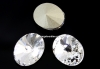 Swarovski, fancy oval, crystal, 8x6mm - x4