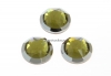 Swarovski, cabochon cristal hotfix, khaki, SS34 - x4