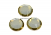 Swarovski, cabochon cristal hotfix, white opal, SS34 - x4
