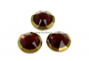 Swarovski, cabochon cristal hotfix, burgundy, SS34 - x4