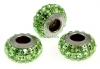 Swarovski, becharmed pave peridot, 12mm - x1