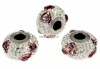 Swarovski, becharmed pave silver shade, 14.5mm - x1