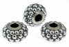 Swarovski, becharmed pave chrome, 15mm - x1