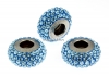 Swarovski, becharmed pave aquamarine, 13.5mm - x1