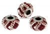 Swarovski, becharmed pave siam, 14.5mm - x1