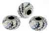 Swarovski, becharmed pave silver night, 14.5mm - x1