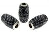 Swarovski, becharmed pave silver night, 22mm - x1