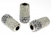 Swarovski, becharmed pave chrome, 22mm - x1