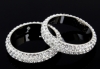 Swarovski, pave ring, crystal, 18.5mm - x1