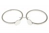 Baza inel argint 925, platou cabochon 6mm, interior 17.3mm - x1