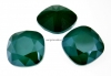 Swarovski, fancy square, royal green, 10mm - x1