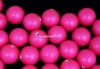 Perle Swarovski cu un orificiu, neon pink, 6mm - x4