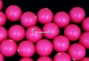 Perle Swarovski cu un orificiu, neon pink, 8mm - x2