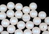 Perle Swarovski cu un orificiu, pearlescent white, 6mm - x4