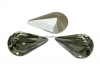 Swarovski, fancy rivoli Pear, black diamond, 6mm - x4