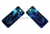 Swarovski, pand.growing rectangle, bermuda blue, 36mm - x1