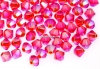 Swarovski, margele bicone, hyacinth AB2x, 4mm - x20