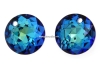 Swarovski, pandantiv chaton, bermuda blue, 14mm - x1