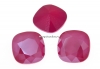 Swarovski, fancy square, peony pink, 12mm - x1