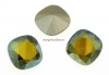 Swarovski, fancy square, iridescent green, 12mm - x1