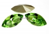 Swarovski navette, fancy chaton, peridot, 8mm - x4