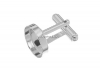 Baze butoni argint 925 cu platou rotund de 14mm - x1 per