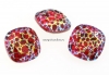 Swarovski, fancy square, scarlet white patina, 12mm - x1