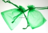 Saculet organza, verde intens, 12x10cm - x20