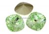 Swarovski, fancy square, chrysolite, 10mm - x1