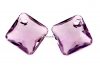 Swarovski, pandantiv Princess cut, light amethyst, 16mm - x1