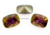 Swarovski, fancy rectangle, lilac shadow, 14x10mm - x1