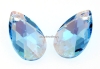 Swarovski, pandantiv picatura, aquamarine shimmer, 16mm - x1