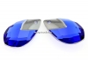 Swarovski, pand. picatura, majestic blue lt. chrome, 22mm - x1