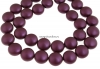 Perle Swarovski disc, elderberry pearl, 10mm - x10