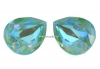 Swarovski, fancy picatura, silky sage deLite, 14x10mm - x1