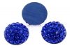 Swarovski, cabochon pave, majestic blue, 8mm - x1