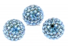 Swarovski, margele pave, light sapphire shimmer, 8mm - x1