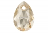 Swarovski, pandantiv picatura, golden shadow, 11.5mm - x2