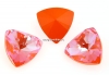 Swarovski, fancy kaleidoscope triangle, orange glow DeLite, 14mm - x1