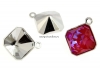Baza pandantiv placat cu rodiu pt Swarovski 4499 de 10mm - x1