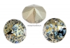 Swarovski, chaton SS39, aquamarine gold patina, 8mm - x2