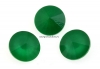Swarovski, rivoli, indian emerald, 8mm - x2