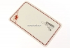 Carton martisor, cosar simplu, 9x5.5cm- x50