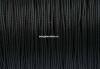 Snur matase cerata pentru bratari, negru, 0.8mm - 5m