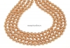 Perle tip Mallorca, rotund, rose gold,  4.5mm