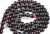 Red garnet, round, 5mm